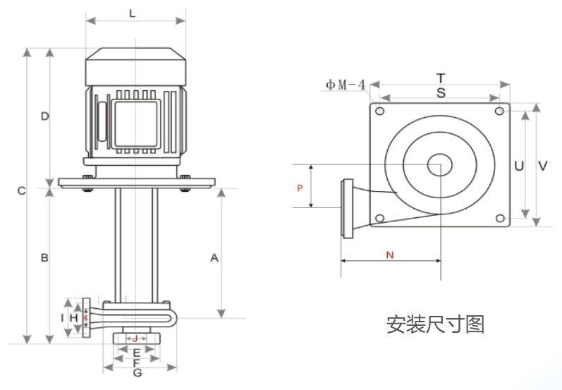 JKV槽外立式不銹鋼泵